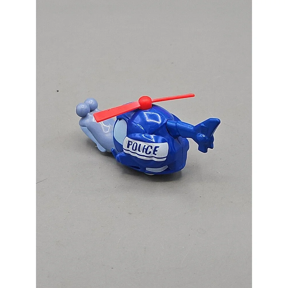 Dreamworks Turbo Snail Police Helicopter Roller Racer Car Toy Racing Team MATTEL